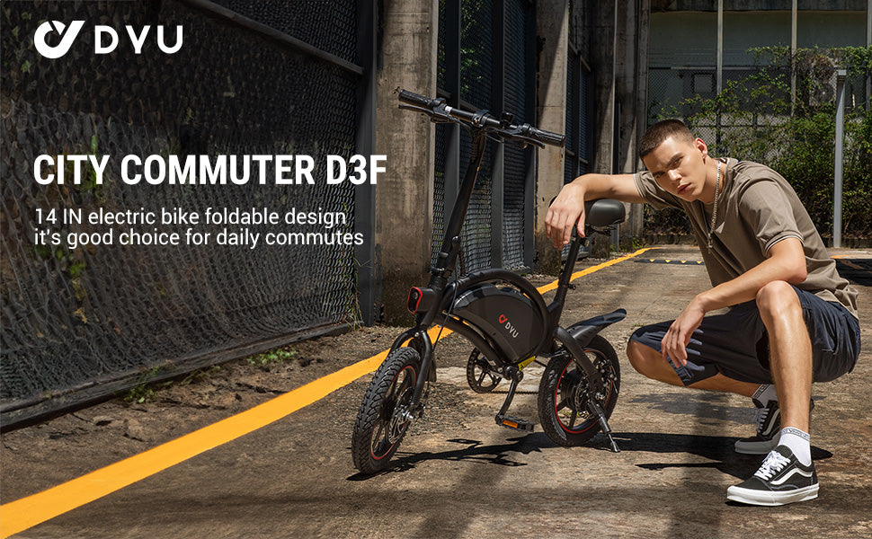 DYU D3F Electric Bike For Adults | 45km Long range