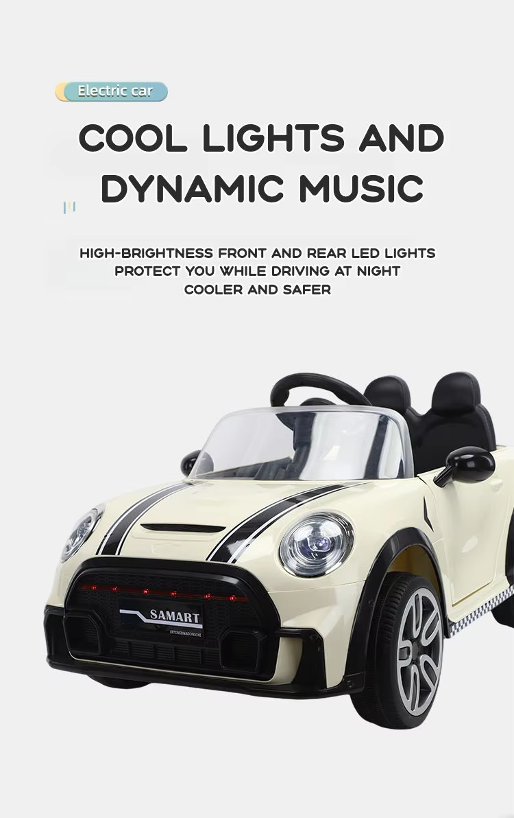 Kids Cooper Betsy | 4WD | Bluetooth Speakers,Music,MP3,USB | EVA tires | Leather seats