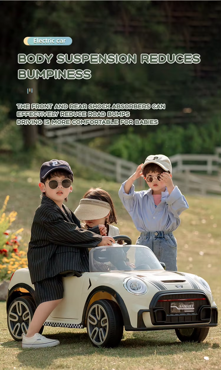 Kids Cooper Betsy | 4WD | Bluetooth Speakers,Music,MP3,USB | EVA tires | Leather seats