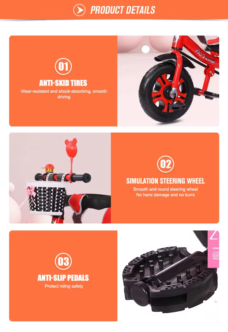 Kids 4 in 1 Tricycle stroller | Toddler Trike with canopy
