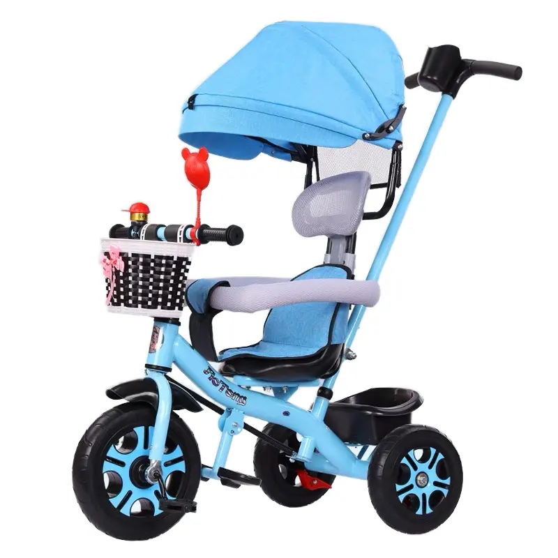 Kids 4 in 1 Tricycle stroller | Toddler Trike with canopy