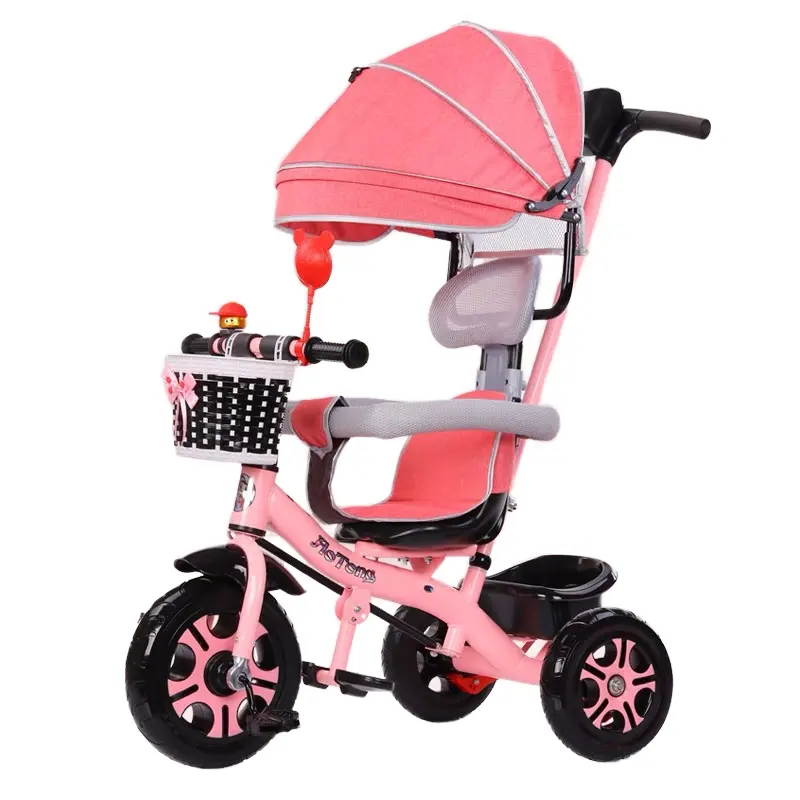 Kids 4 in 1 Tricycle stroller | Toddler Trike with canopy
