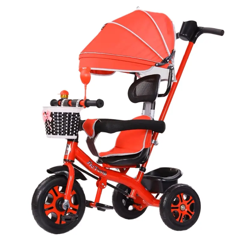 Kids 4 in 1 Tricycle stroller | Toddler Trike with canopy