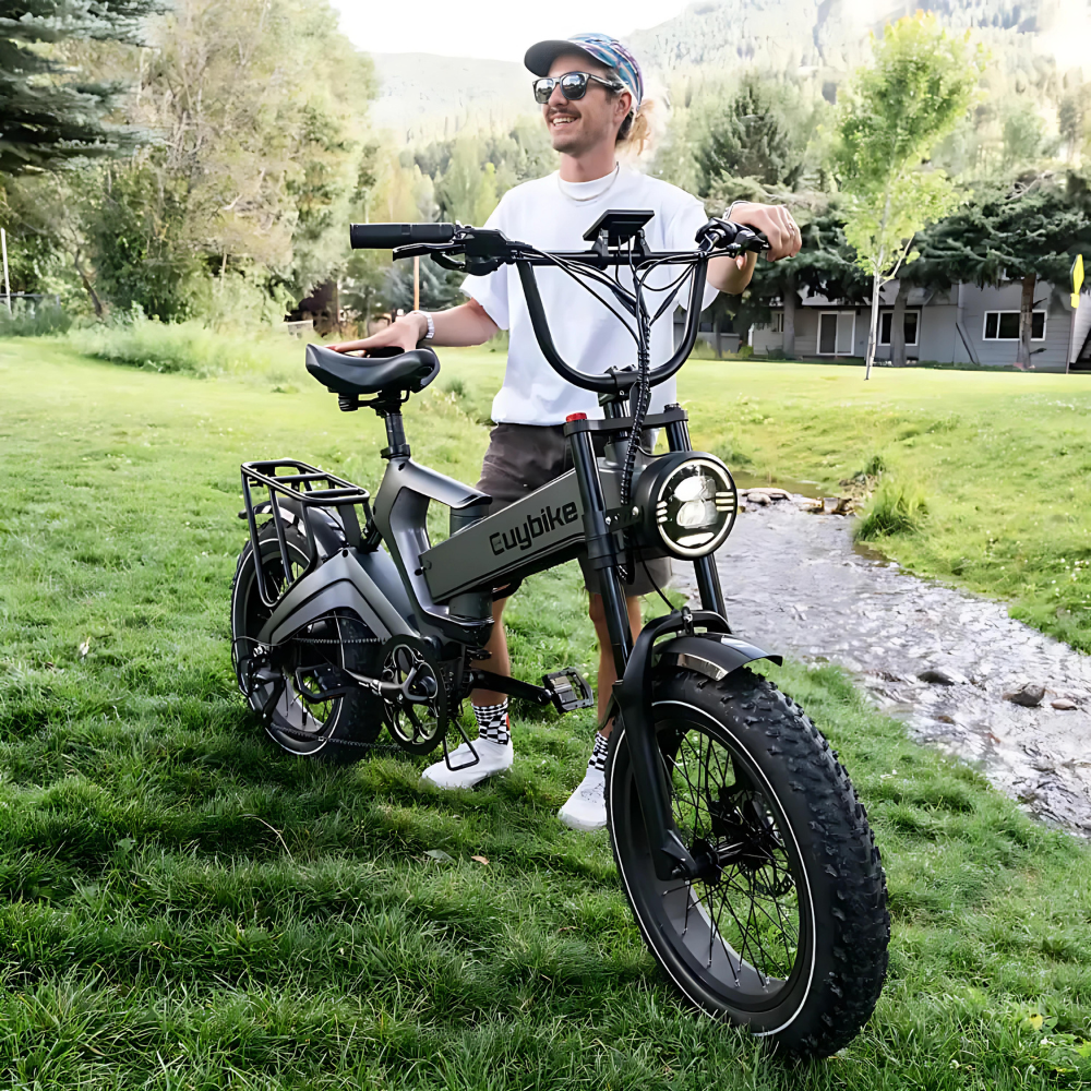 K6 Pro (K6F) Long Range upto 150KM Fat Tire E-bike 1500W(peak) 48v 25Ah