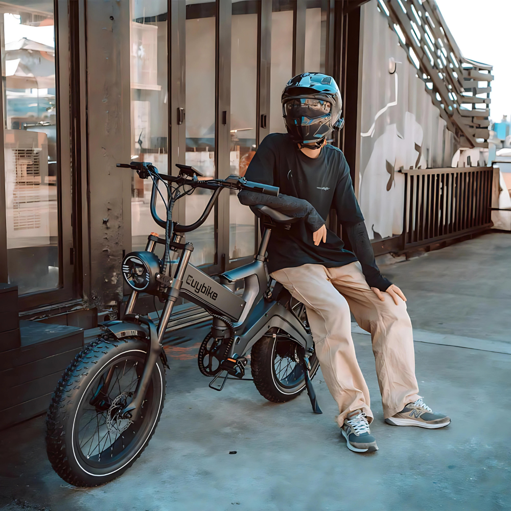 K6 Pro (K6F) Long Range upto 150KM Fat Tire E-bike 1500W(peak) 48v 25Ah