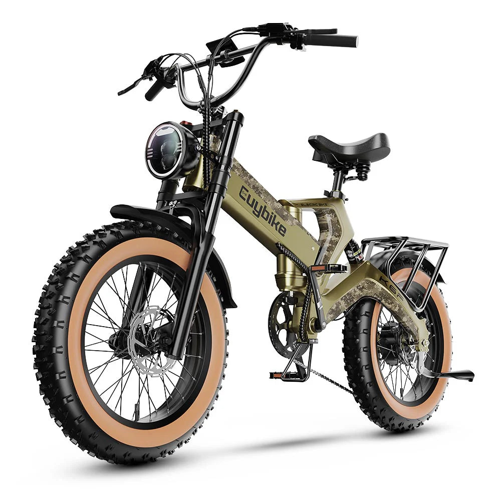 K6 Pro (K6F) Long Range upto 150KM Fat Tire E-bike 1500W(peak) 48v 25Ah
