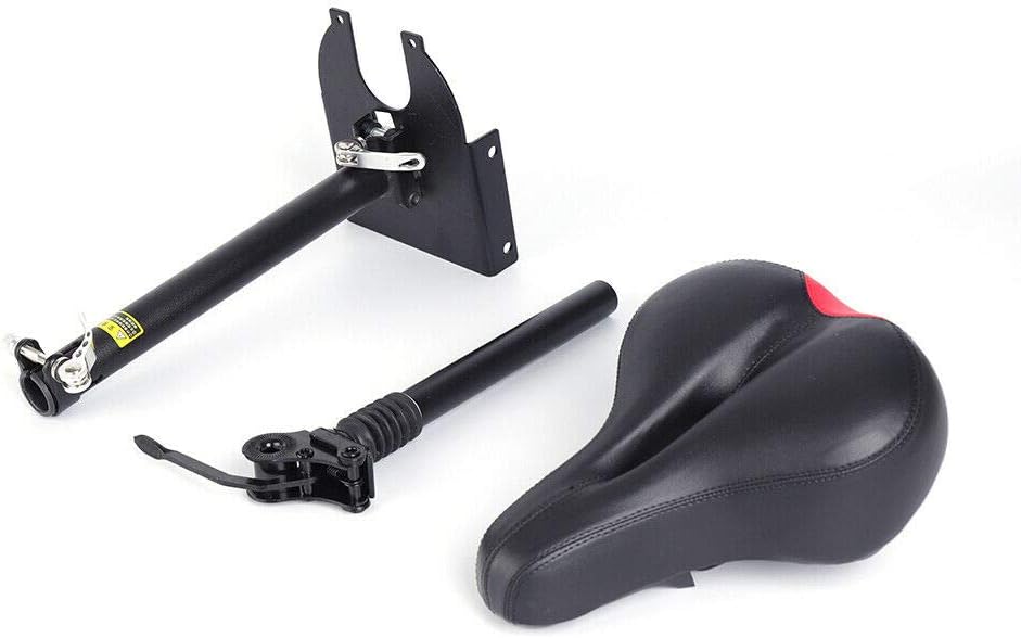 Electric Scooter Seat Compatible with HK7Pro, Xiaomi M365 Folding Seat Shock Absorber Adjustable Electric Saddle Seat Iron Cushion