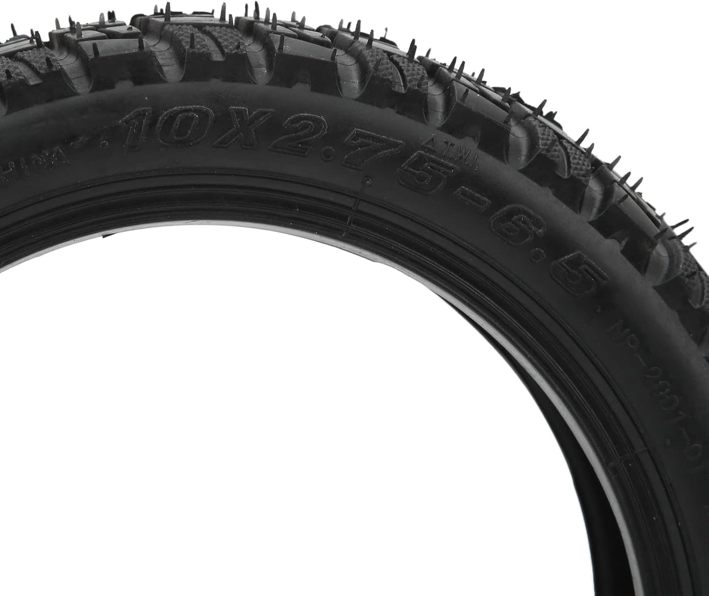 10X2.75-6.5 Tubeless Tire ,Electric Scooter Tire Outer Tire 10 Inch Off Road Tubeless Tyre Replacement for iENYRID Es1, Scorpion ,Speedway 5 Dualtron 3 Electric Scooter