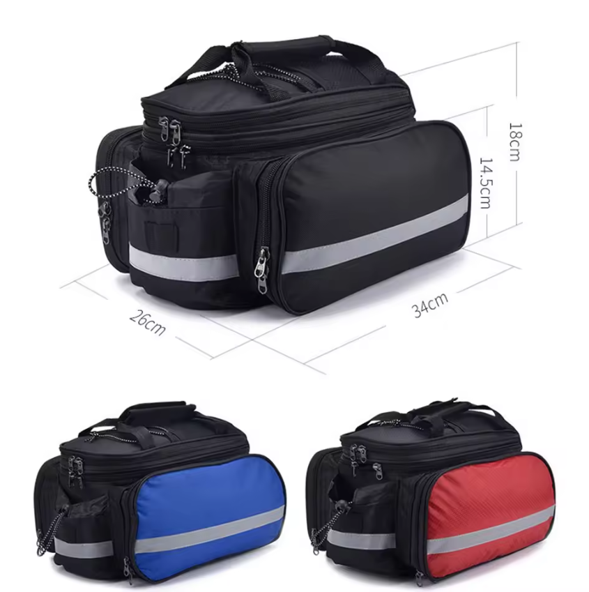 Adjustable Bike Cargo Back Rack Bag