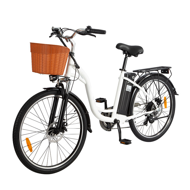HK-C6 | Step-Thru Electric Bike | Motor 500-750W | 48V 12.5Ah removeable battery | 6 Speed Shimano