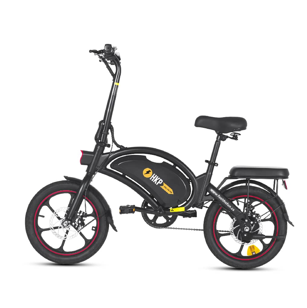 HK-D16 Electric Bike for adults | Long range | Foldable | Back rack | Disk Brakes | 16 Inch