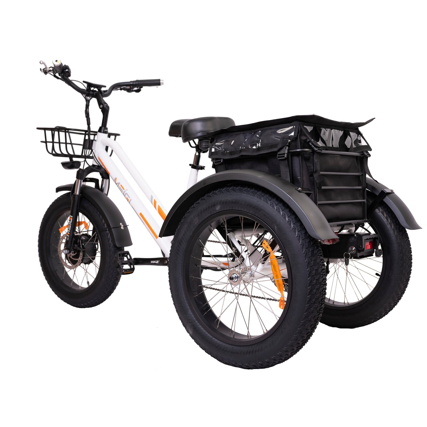 ZEUS Fat Tire Electric Trike | Bafang Motor | Front & Rear Basket