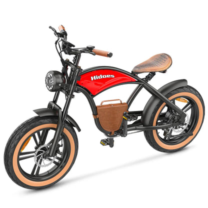 Hidoes B10 Electric Bike | 1000W | Fat tire | Cow Boy Style Seat |48km/hr| UL certified