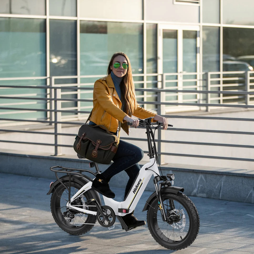 Hidoes BF1 Step Through Folding Electric Bike | 750W | 40km/hr | Fat tire