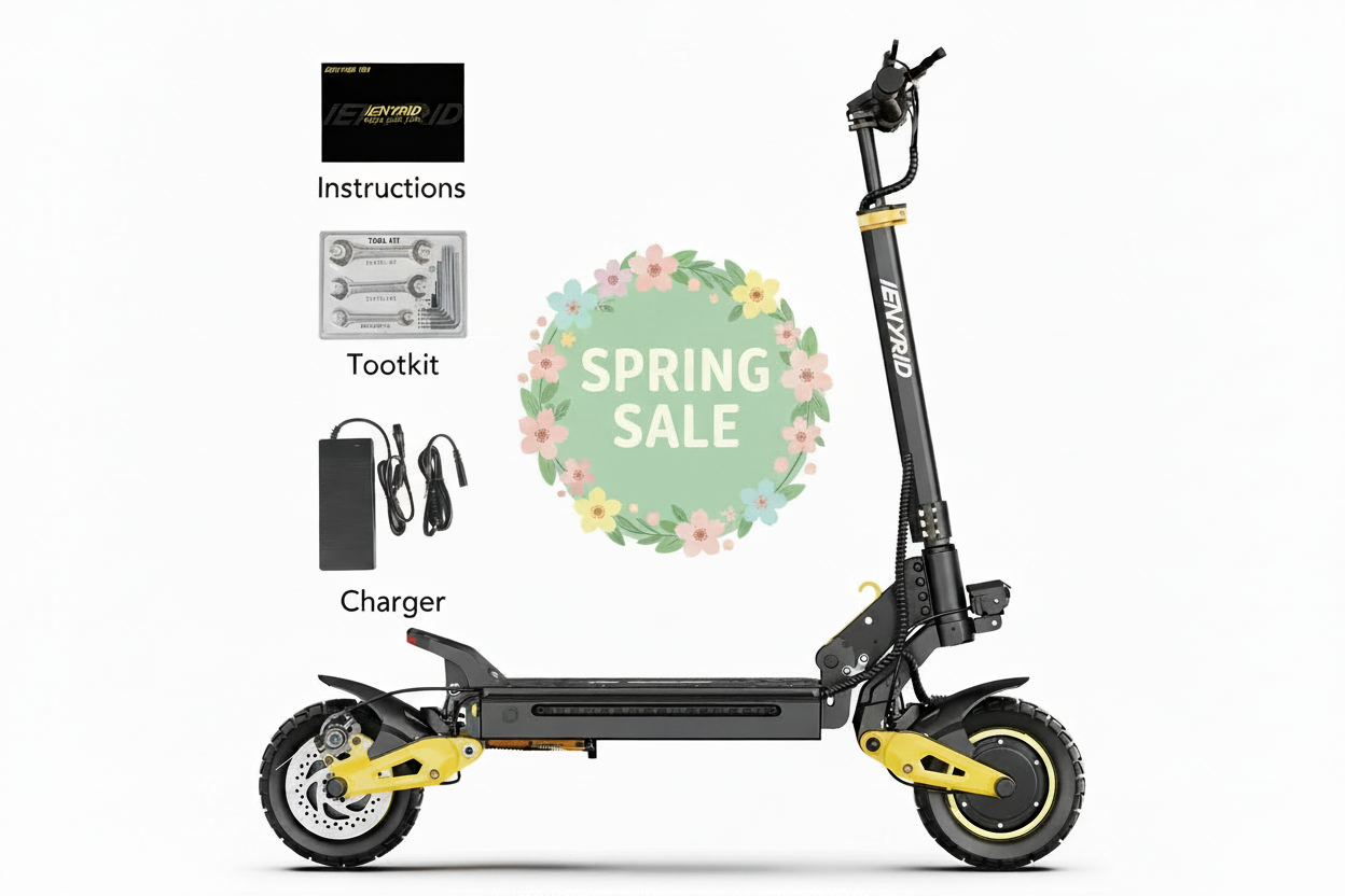 iENYRID ES1 Dual Motor Electric Scooter 2400W 60Km/Hr | Off road escooter