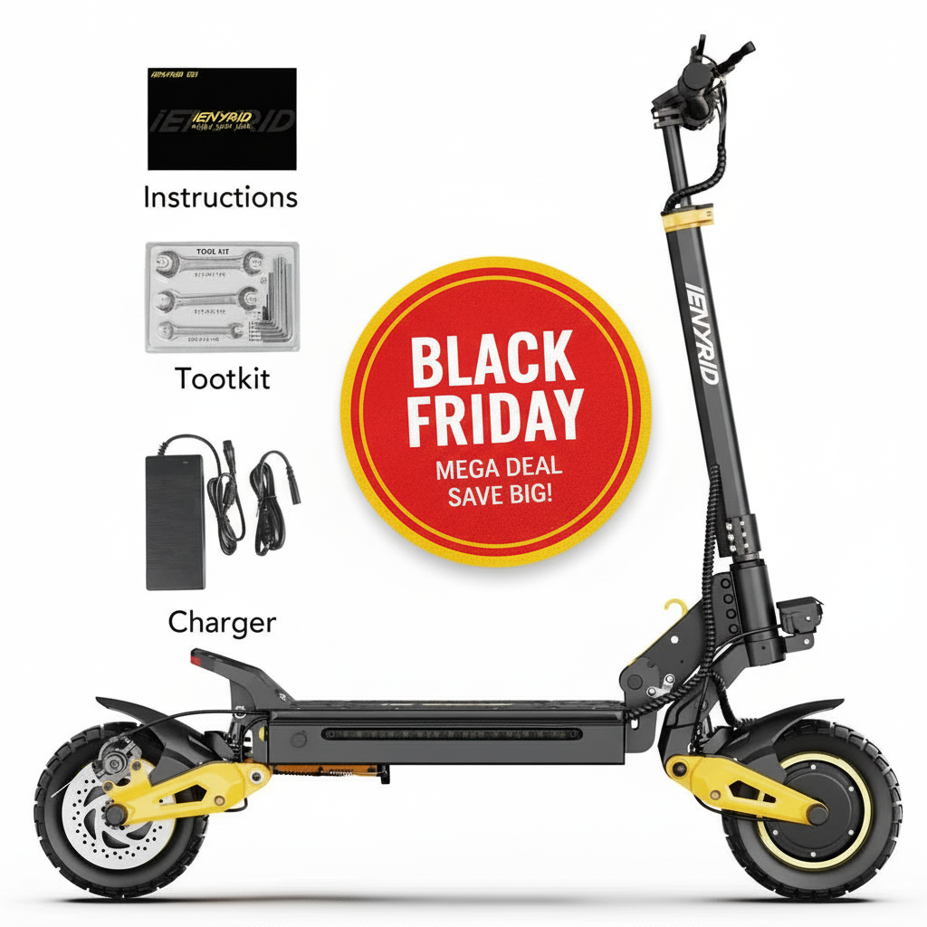 iENYRID ES1 Dual Motor Electric Scooter 2400W 60Km/Hr | Off road escooter